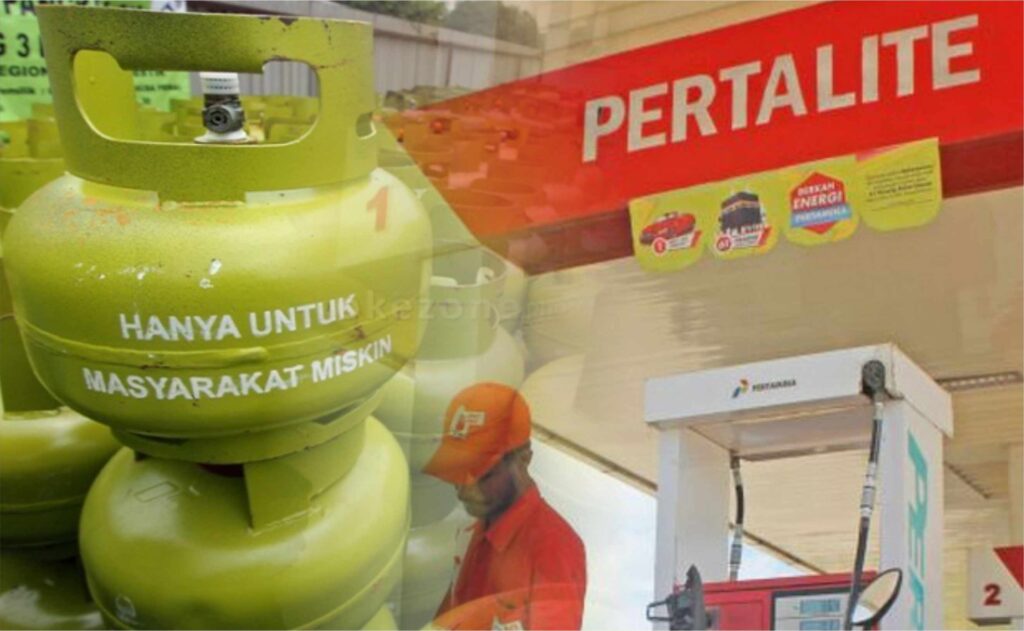 Harga pertalite dan LPG 3 Kg